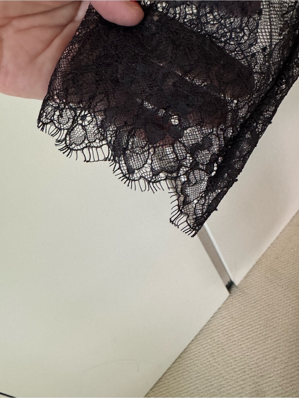 Catherine Deane Lace Leather Silk Dress 12 - Picture 3 of 11